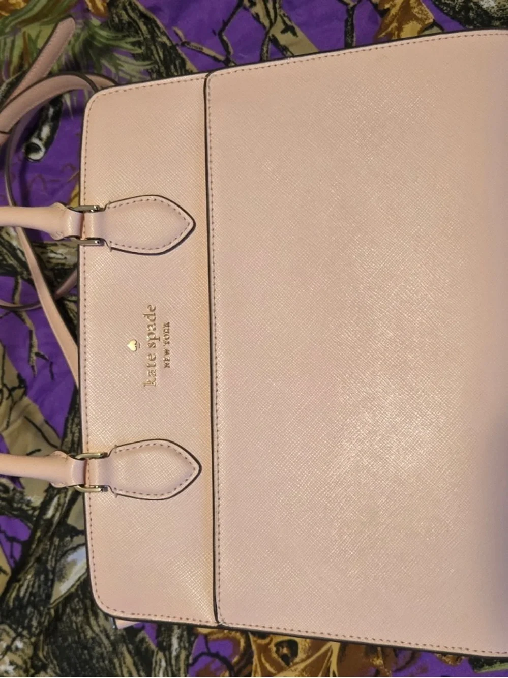 kate spade Pale Pink Saffiano Leather Tote